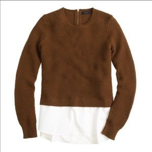 J Crew Shirttail Sweater